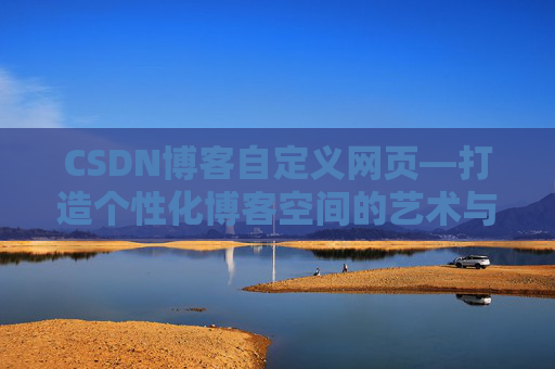 CSDN博客自定义网页—打造个性化博客空间的艺术与技巧